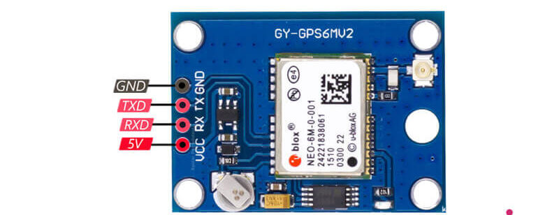 Arduino GPS module Pinout