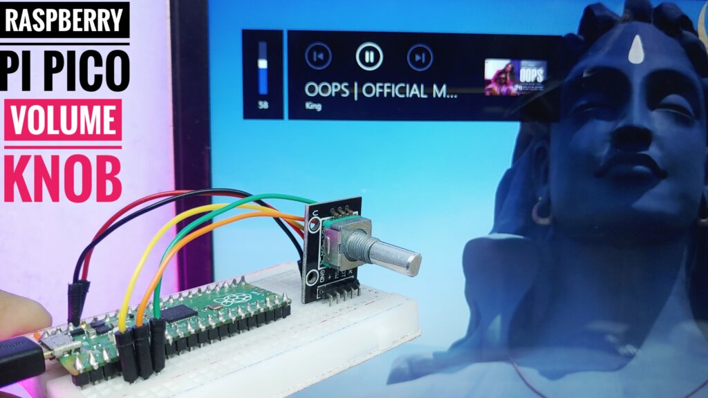 Control PC Volume & brightness using raspberry pi pico & rotary encoder