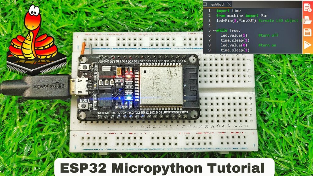 Getting Started with Micropython Tutorial for ESP32 Board