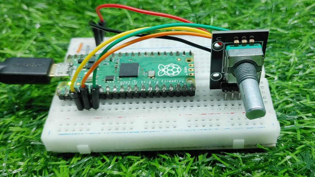 Interfacing Rotary Encoder With Raspberry Pi Pico Tutorial