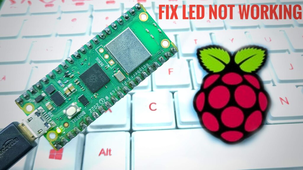 Fix Raspberry pi Pico W not blinking led