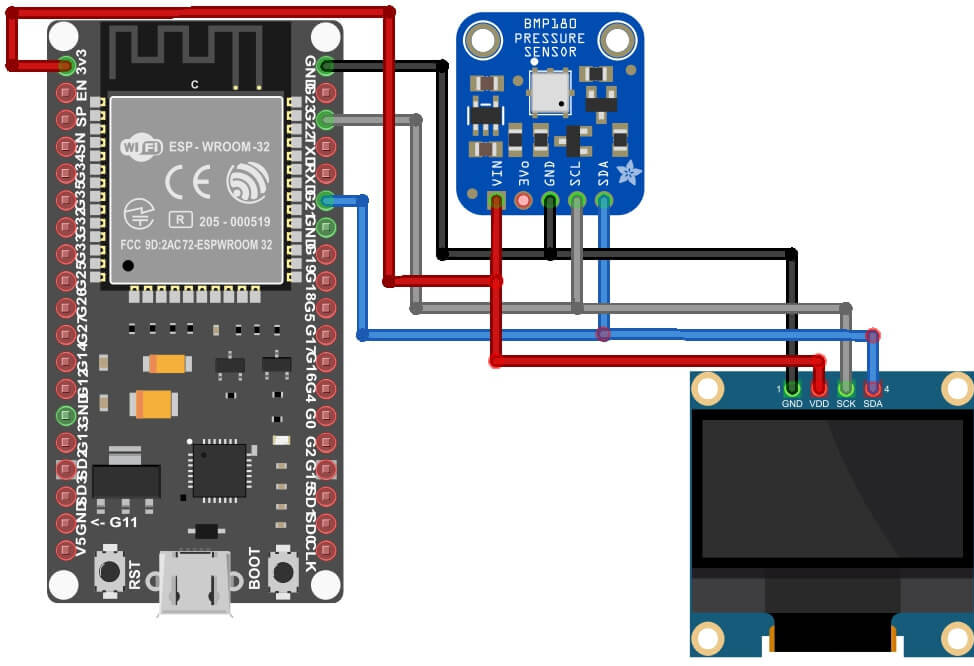 Esp With Bmp Barometric Sensor Sensor Arduino Tu Vrogue Co