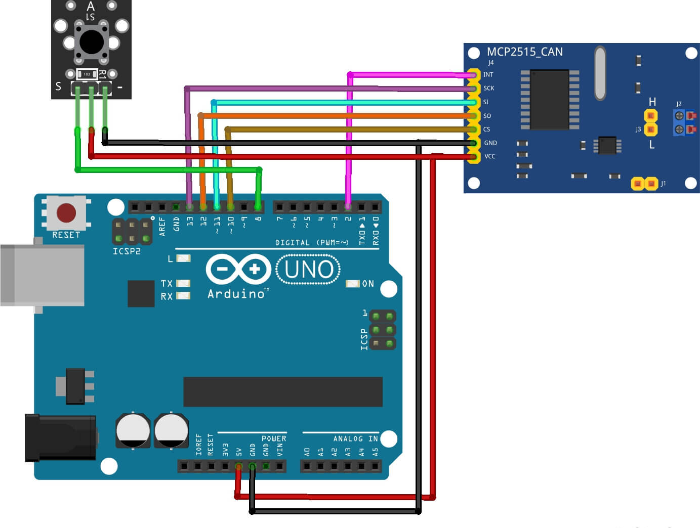 MCP2515 Module With Arduino