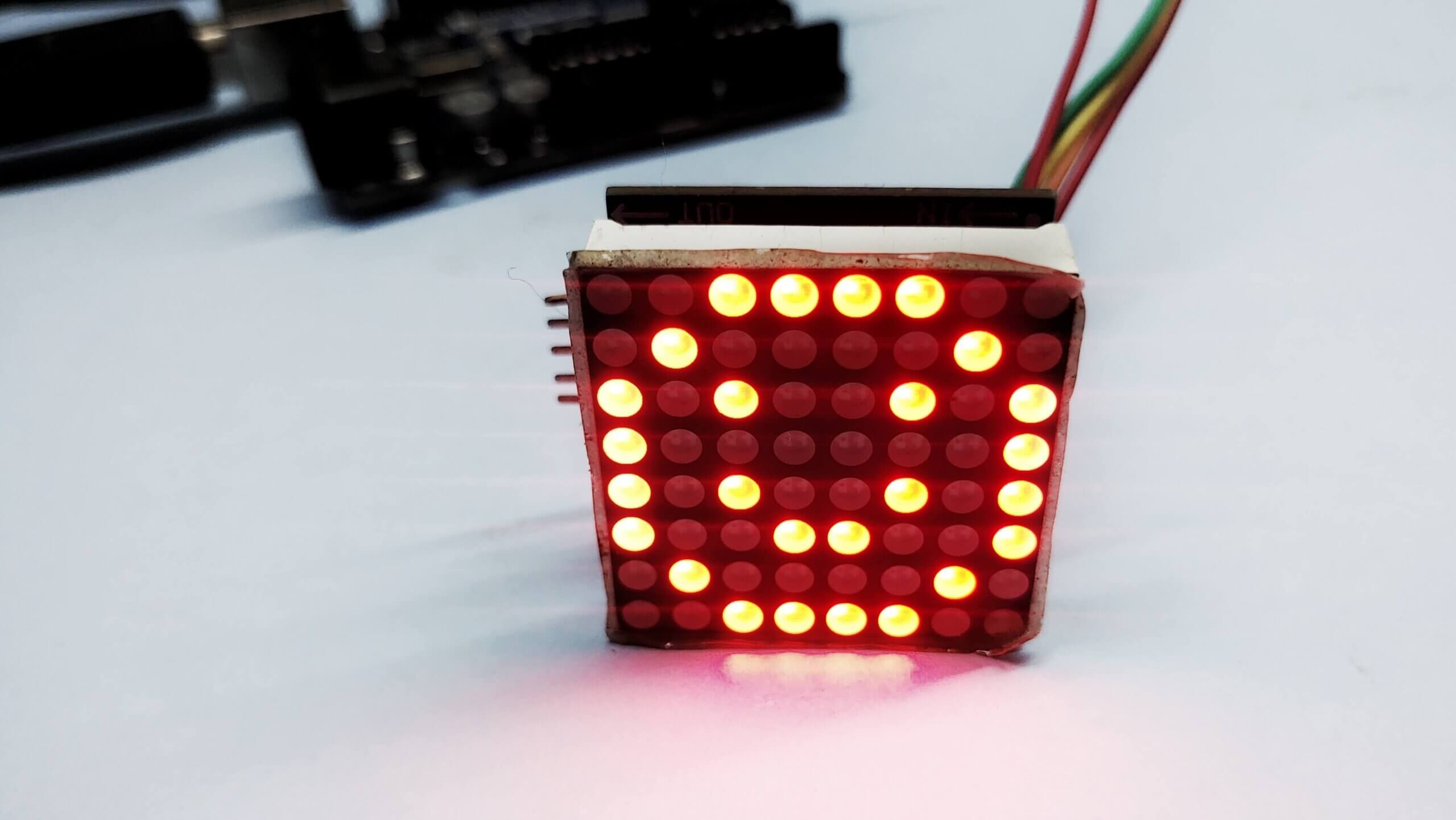 8x8 led matrix smile