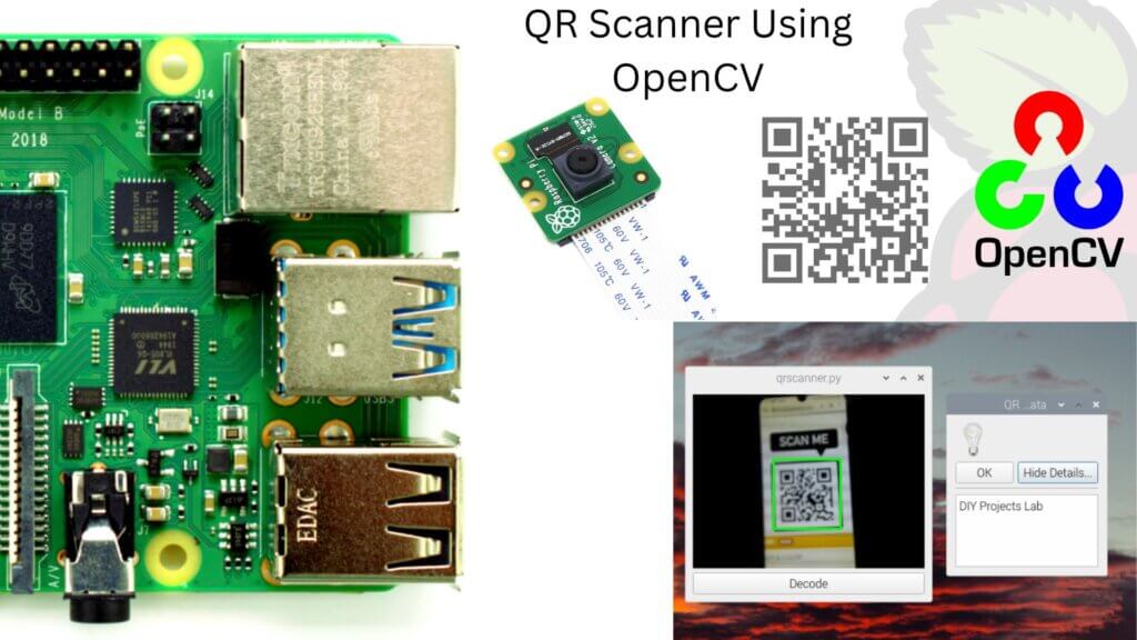 QR Scanner Raspberry Pi & OpenCV