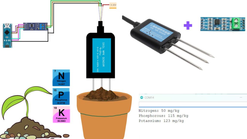 NPK Soil Sensor with Arduino Tutorial