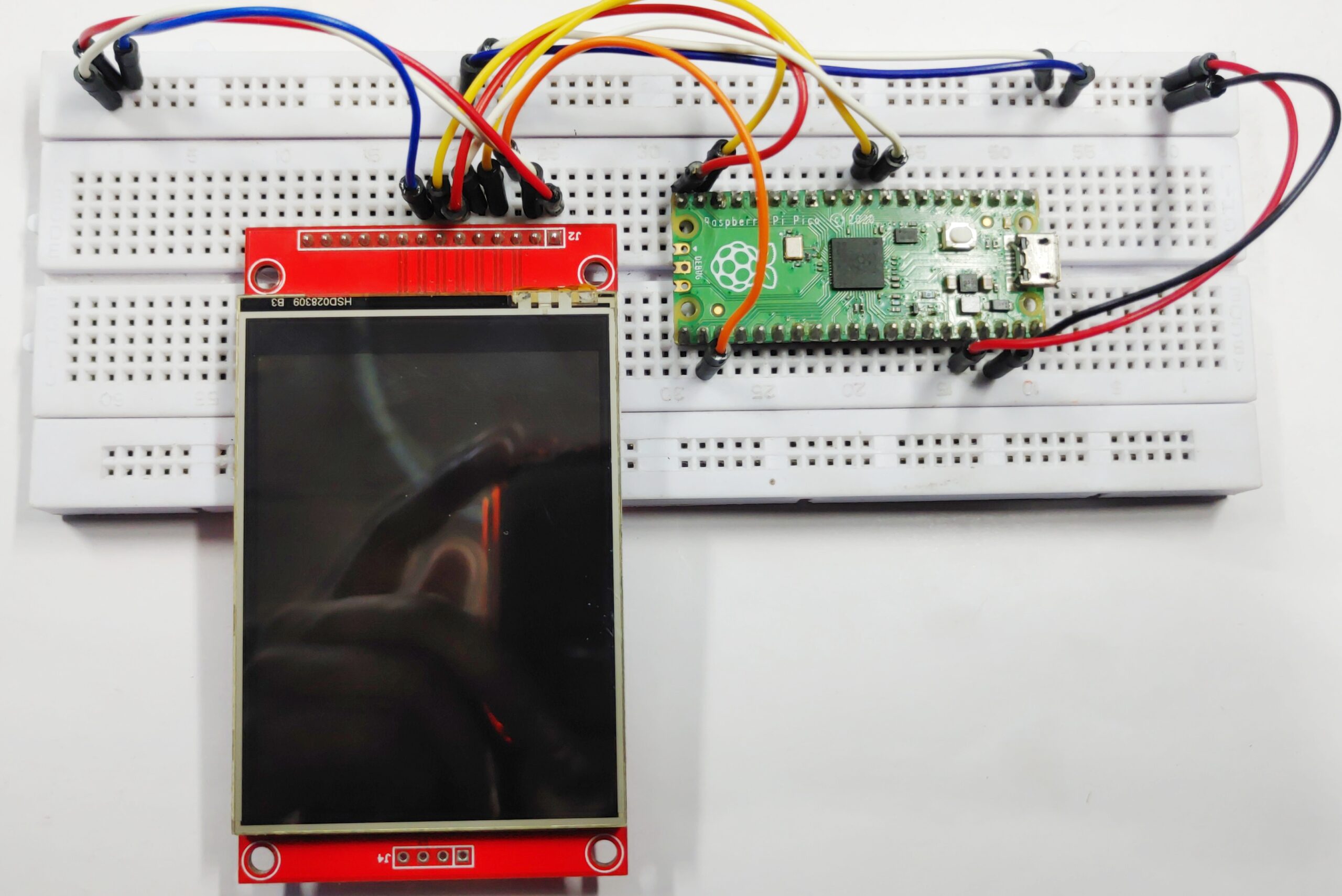 Interfacing  TFT LCD Touch Screen Display With Raspberry Pi Pico- 1