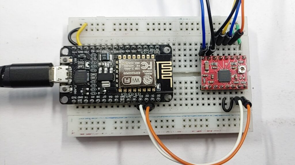 Control Stepper Motor With ESP8266 & A4988 Driver