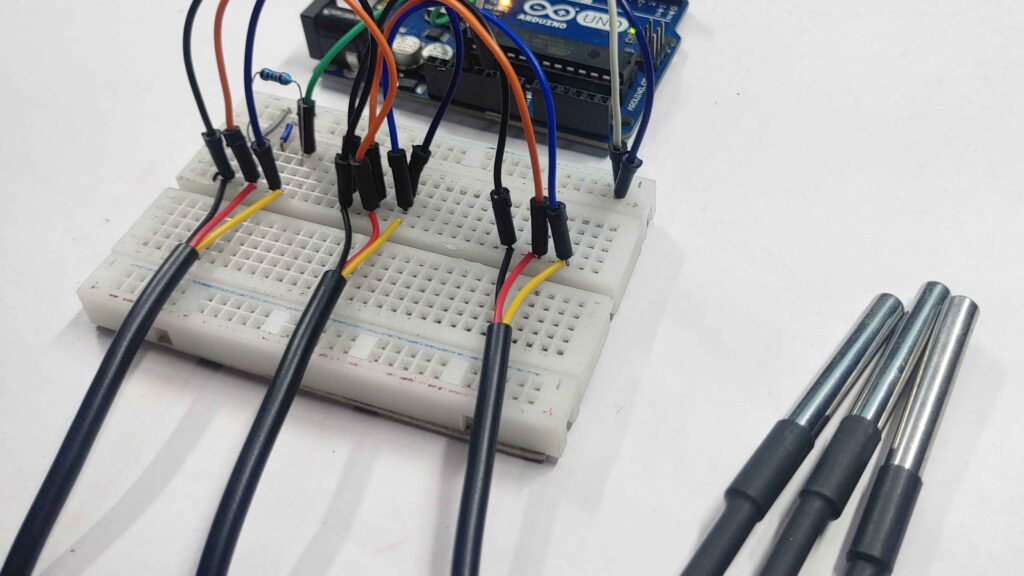 read multiple DS18B20 sensor with Arduino