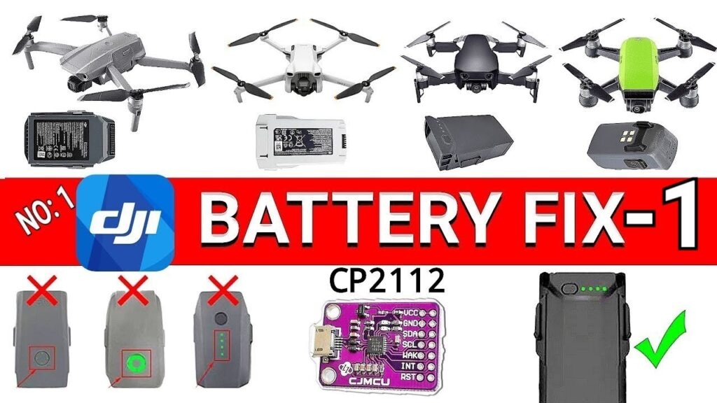 Fix Drone Repair with DJI Battery Killer & CP2112 Projects Lab
