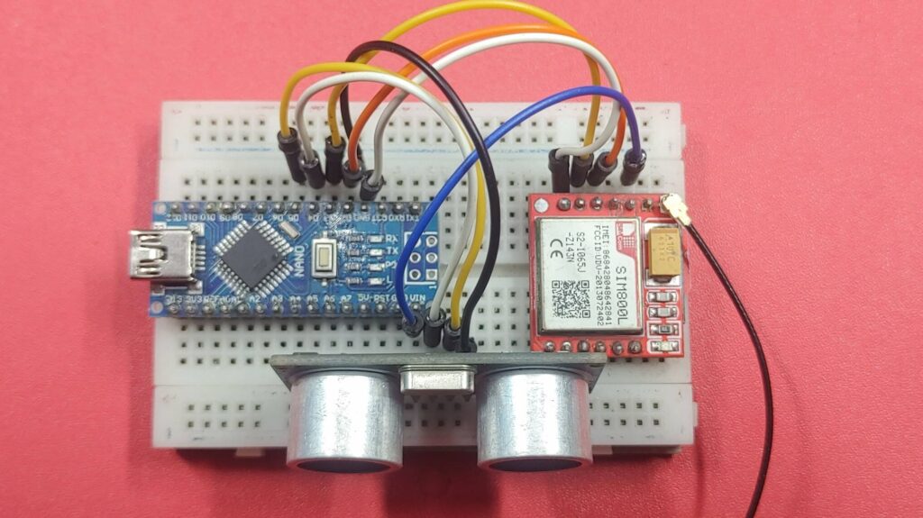 GSM Based Home Security Ultrasonic Sensor