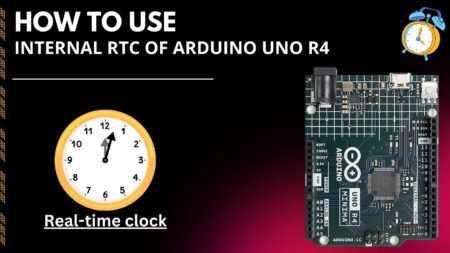 Arduino minima R4 RTC Clock