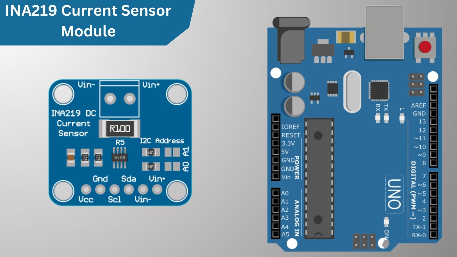 Arduino INA219 Current Sensor Module