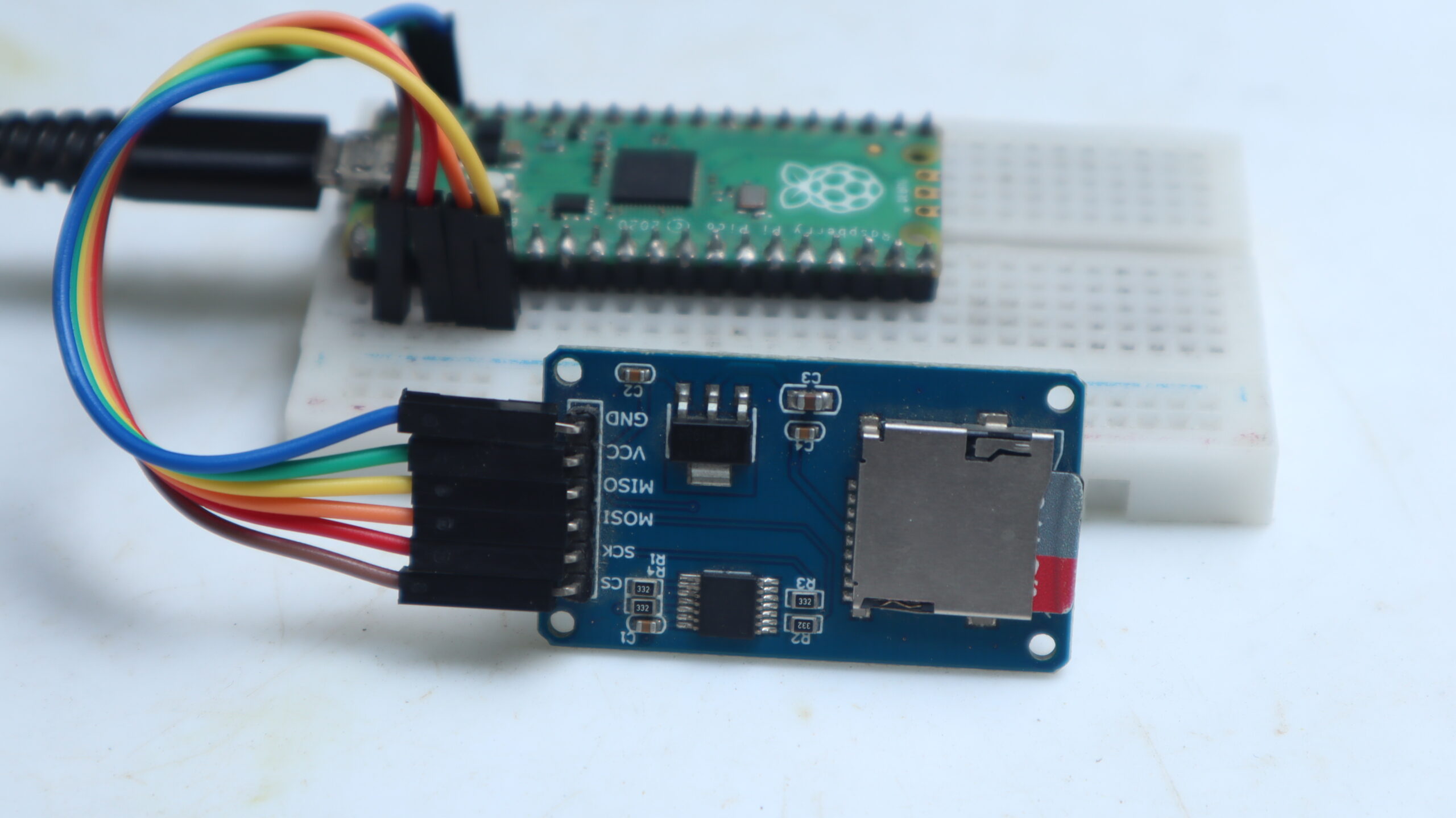 SD Card Module and Raspberry Pi Pico
