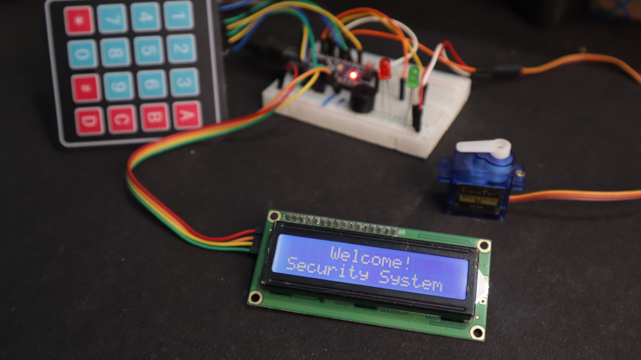 Kaypad arduino Based Door Lock