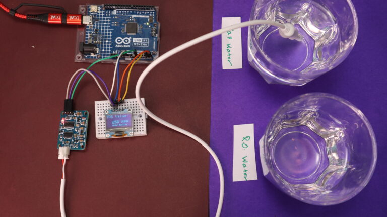 Measuring Water Quality Arduino TDS Sensor