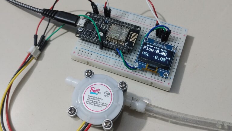 IoT Water Flow Monitoring with ESP8266
